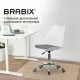 Кресло стул  "Eames MG-310 CH", хром, пластик белый, ткань серая, 532924. Фото товара с разных ракурсов.