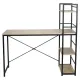 Стол на металлокаркасе BRABIX LOFT CD-005,1200х520х1200 мм, 3 полки, цвет дуб натуральный, 641223. Фото товара с разных ракурсов.