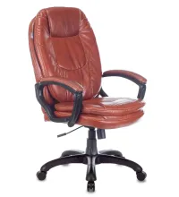 Кресло руководителя Бюрократ CH-868N коричневый Boroko-37 искусственная кожа крестовина пластик