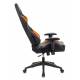 Кресло игровое геймерское Бюрократ VIKING 5 AERO ORANGE черный/оранжевый искусственная кожа. Фото товара с разных ракурсов.